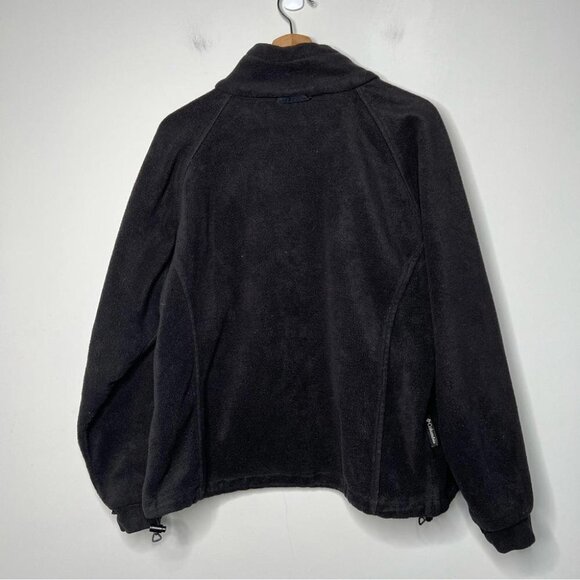Columbia Womens Size Medium Black Fleece Full Zip Jacket Sweater Layer Outdoor - Picture 2 of 11